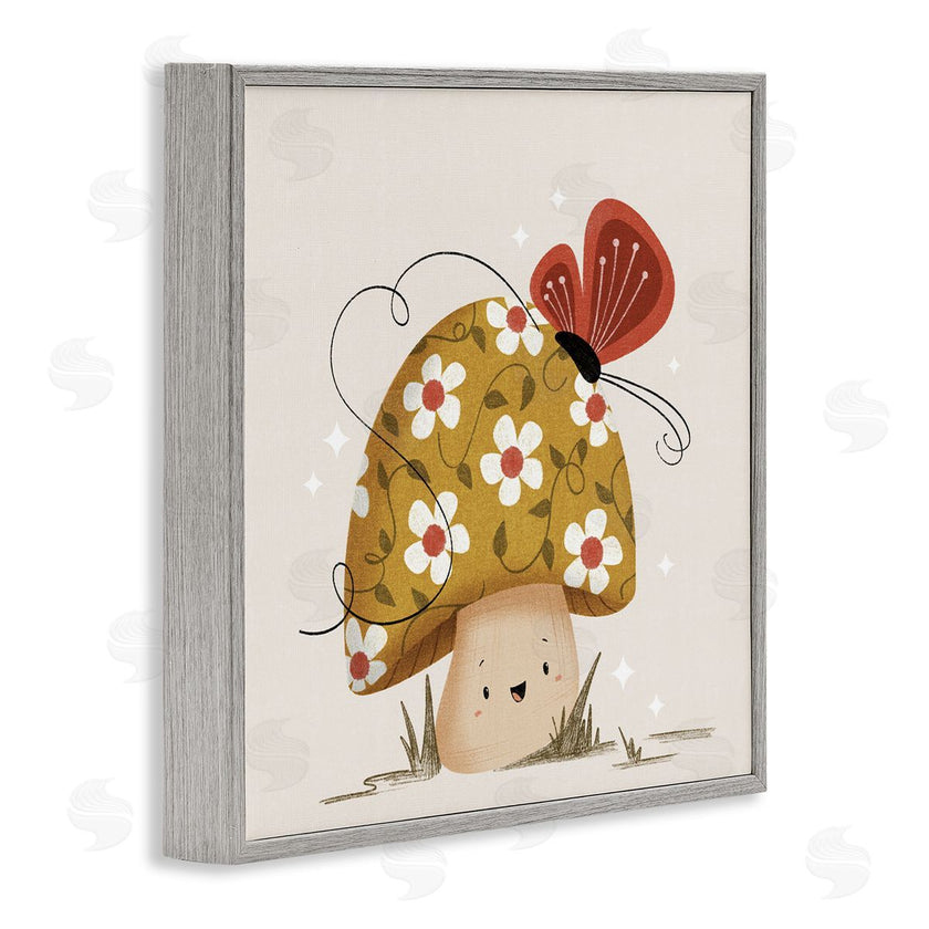 Sarah Hickman | Happy Mushroom & Butterfly