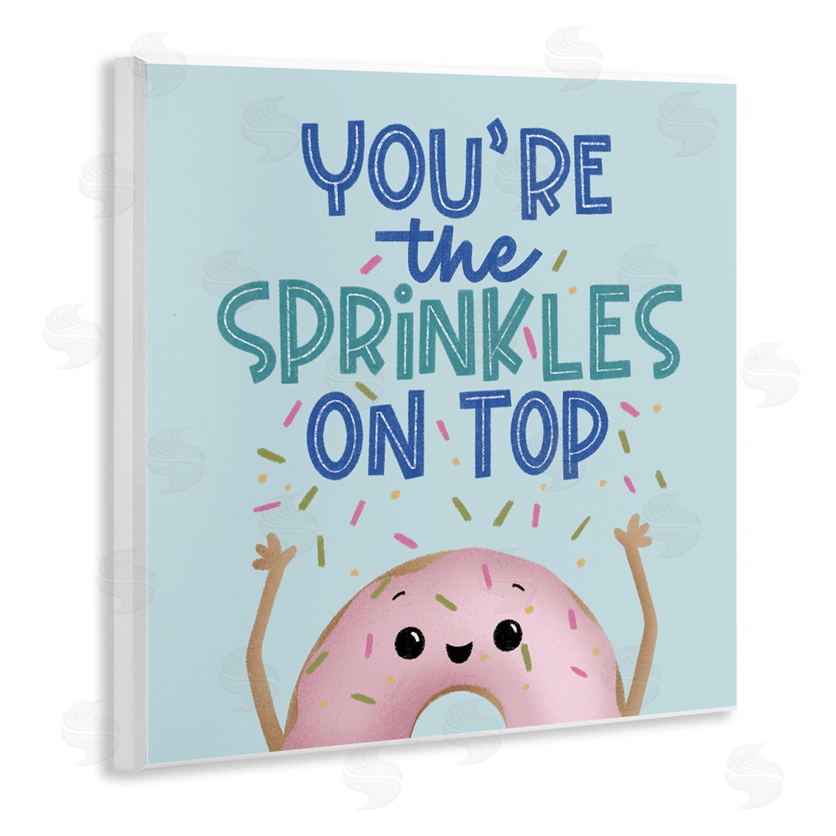 You're The Sprinkles On Top Wood Plaque Wall Art, Home Decor by Sarah Hickman