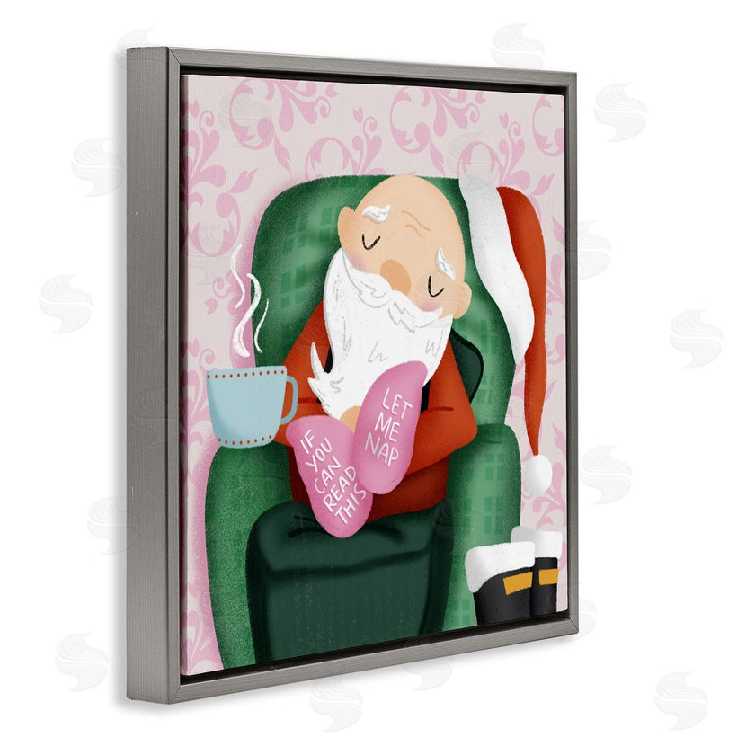 Sarah Hickman | Cozy Sleeping Santa Claus