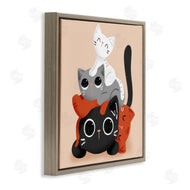 Sarah Hickman | Stacked Cats Pile