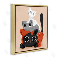Sarah Hickman | Stacked Cats Pile
