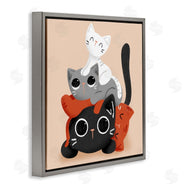 Sarah Hickman | Stacked Cats Pile