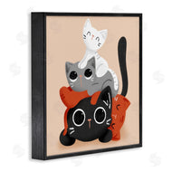 Sarah Hickman | Stacked Cats Pile