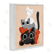 Sarah Hickman | Stacked Cats Pile