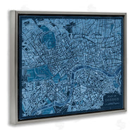 Phillipa Katz | Blue Detailed London Map