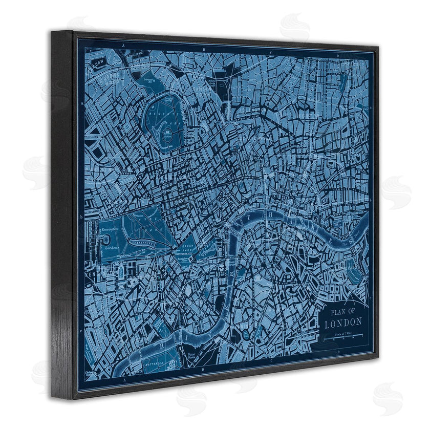 Phillipa Katz | Blue Detailed London Map