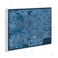 Phillipa Katz | Blue Detailed London Map