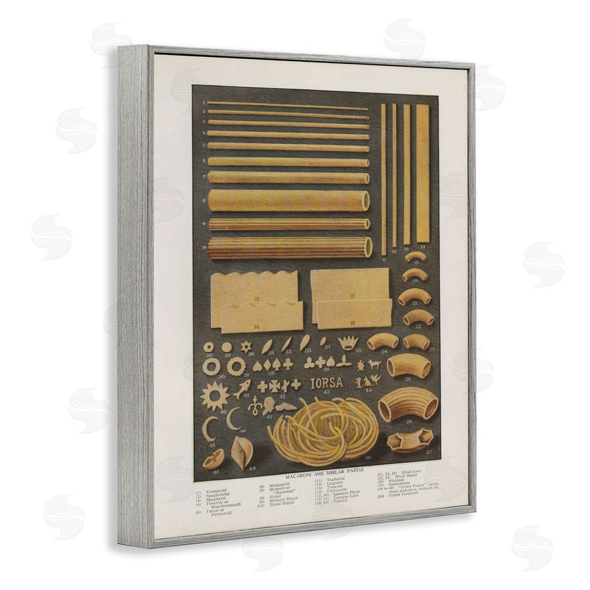 Phillipa Katz | Various Pasta Shapes Vintage