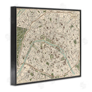 Phillipa Katz | Vintage Map of Paris