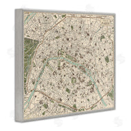 Phillipa Katz | Vintage Map of Paris