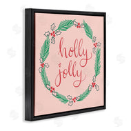 Sazerelli Designs | Minimal Holly Jolly Wreath