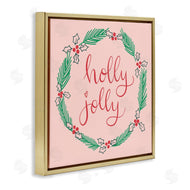 Sazerelli Designs | Minimal Holly Jolly Wreath