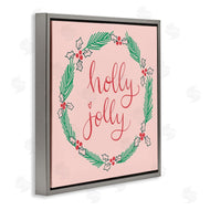 Sazerelli Designs | Minimal Holly Jolly Wreath