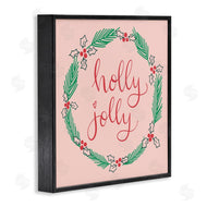 Sazerelli Designs | Minimal Holly Jolly Wreath