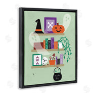 Sazerelli Designs | Witchy Halloween Bookshelf