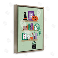 Sazerelli Designs | Witchy Halloween Bookshelf