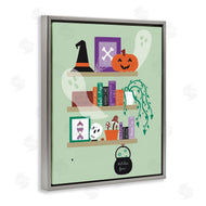 Sazerelli Designs | Witchy Halloween Bookshelf