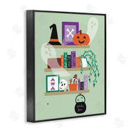 Sazerelli Designs | Witchy Halloween Bookshelf