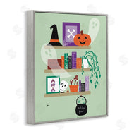Sazerelli Designs | Witchy Halloween Bookshelf