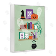 Sazerelli Designs | Witchy Halloween Bookshelf
