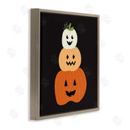Sazerelli Designs | Happy Jack-o-Lanterns on Black