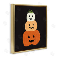 Sazerelli Designs | Happy Jack-o-Lanterns on Black