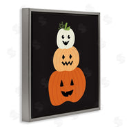 Sazerelli Designs | Happy Jack-o-Lanterns on Black