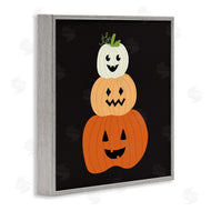 Sazerelli Designs | Happy Jack-o-Lanterns on Black