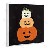 Sazerelli Designs | Happy Jack-o-Lanterns on Black