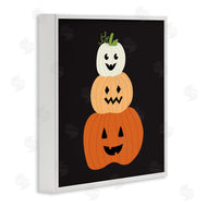 Sazerelli Designs | Happy Jack-o-Lanterns on Black