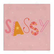 Sazerelli Designs | Pink & Yellow Sassy Typography