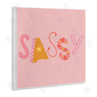 Sazerelli Designs | Pink & Yellow Sassy Typography