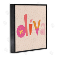 Sazerelli Designs | Diva Patterned Whimsical Text