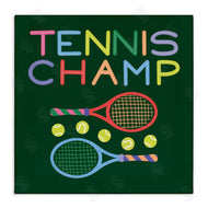Sazerelli Designs | Tennis Champ Racket & Balls