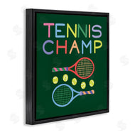 Sazerelli Designs | Tennis Champ Racket & Balls