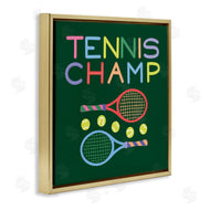 Sazerelli Designs | Tennis Champ Racket & Balls