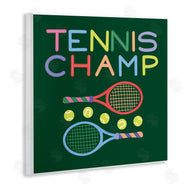 Sazerelli Designs | Tennis Champ Racket & Balls
