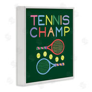 Sazerelli Designs | Tennis Champ Racket & Balls