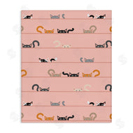 Sazerelli Designs | Peeking Cats on Pink