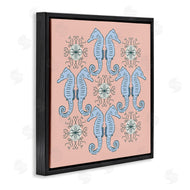 Sazerelli Designs | Symmetrical Coral Seahorse Pattern