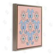 Sazerelli Designs | Symmetrical Coral Seahorse Pattern
