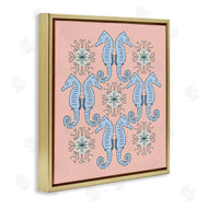 Sazerelli Designs | Symmetrical Coral Seahorse Pattern