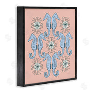 Sazerelli Designs | Symmetrical Coral Seahorse Pattern