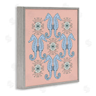 Sazerelli Designs | Symmetrical Coral Seahorse Pattern