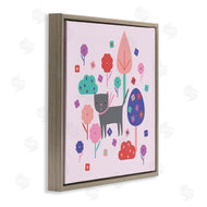 Sazerelli Designs | Pastel Whimsical Cat & Trees