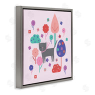Sazerelli Designs | Pastel Whimsical Cat & Trees