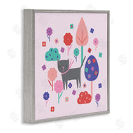 Sazerelli Designs | Pastel Whimsical Cat & Trees