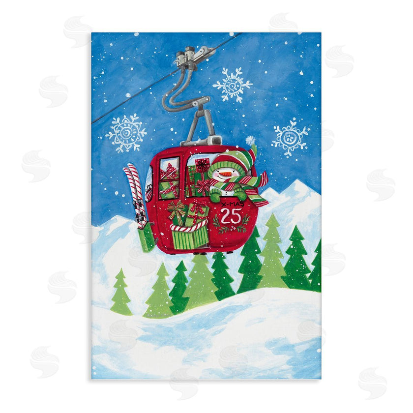 Diane Kater | Snowman on Ski Lift