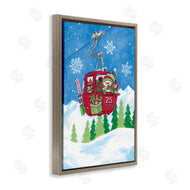 Diane Kater | Snowman on Ski Lift