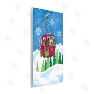 Diane Kater | Snowman on Ski Lift